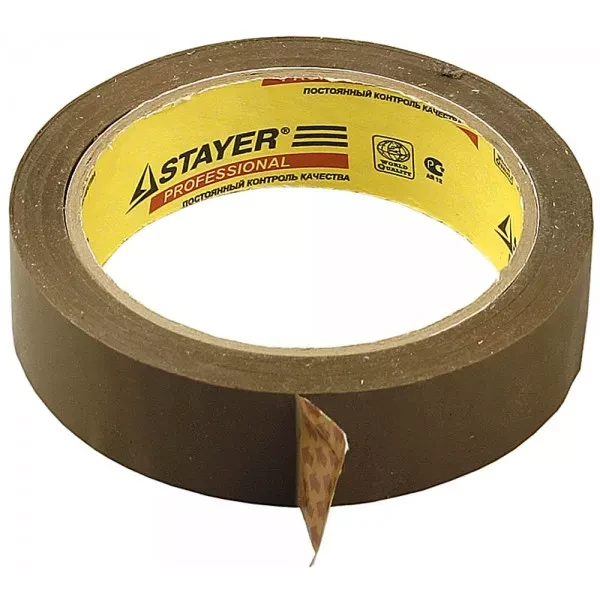 Клейкая лента STAYER Master 1207-25, коричневая, 25мм х 60м 1207-25 купить в Губкинске