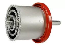 Набор коронок по керамической плитке 33-53-67-73-83 мм с напильником в пласт.боксе MATRIX 72842