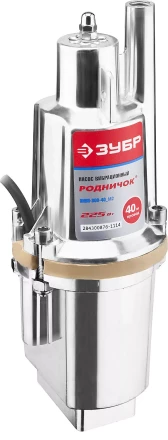 Насос ЗУБР &quot;Родничок&quot; вибрационный, погружной, для чистой воды, 18 л/мин, напор 60м, шнур 40м, 225Вт ЗНВП-300-40_М2_Х купить в Губкинске