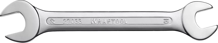 Ключи гаечные рожковые KRAFTOOL EXPERT, Cr-V, DIN 3110 27033-19-22 купить в Губкинске