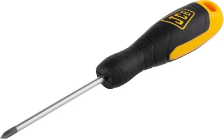 Отвертка JCB, хромомолибденовая сталь S2, двухкомпонентная рукоятка, магнитный наконечник, PH №0х75мм JSD002 купить в Губкинске