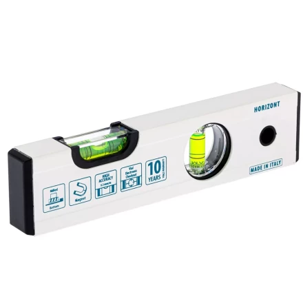 Уровень алюминиевый магнитный 200 мм фрезерованный 2 глазка Gross 33669 купить в Губкинске