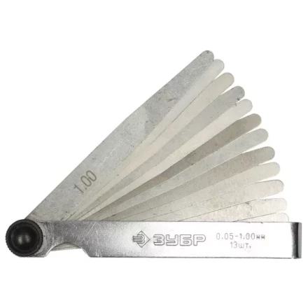 Набор ЗУБР &quot;МАСТЕР&quot; Щупы автомобильные, 0,05 - 1,00мм, 13шт 4325-H13_z01 купить в Губкинске