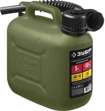 ЗУБР 5 л, пластиковая усиленная канистра, Профессионал (38365-5) купить в Губкинске