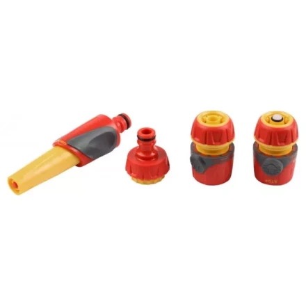 Набор поливочный GRINDA &quot;Premium&quot;, пластмассовый с TPR, 4 предмета: наконечник, 2 соединителя 1/2&quot;, адаптер; 1/2&quot;-3/4&quot; 8-427284 купить в Губкинске