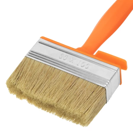 Кисть-ракля, 30х100 мм, натуральная щетина, пластмассовый корпус, пластмассовая ручка// Sparta 841067 купить в Губкинске