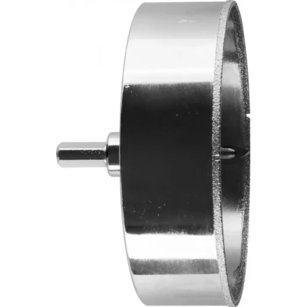 Коронка ЗУБР алмазная в сборе по кафелю, керамике с центрирующим сверлом и имбусовым ключом, зерно 60, 120мм 29850-120 купить в Губкинске