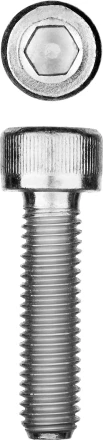 ЗУБР DIN 912, кл. пр. 8.8, М10 х 30 мм, цинк, 5 кг, винт с внутренним шестигранником, Профессионал (30318-10-030) купить в Губкинске