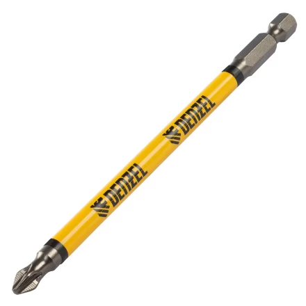 Бита PH2х127, сталь S2, цилиндр., 5шт. Е 6,3 Denzel 11646 купить в Губкинске