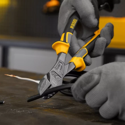 Бокорезы 200 мм Denzel 17784, усиленные, трехкомпонентные рукоятки купить в Губкинске