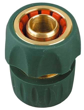 Соединитель RACO &quot;Profi-Plus&quot; (шланг-насадка), латунный с покрытием TPR, с автостопом, 3/4&quot; 4244-55106B купить в Губкинске