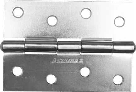 Петля дверная STAYER &quot;MASTER&quot; универсальная, цвет белый цинк, 100мм 37611-100-1 купить в Губкинске