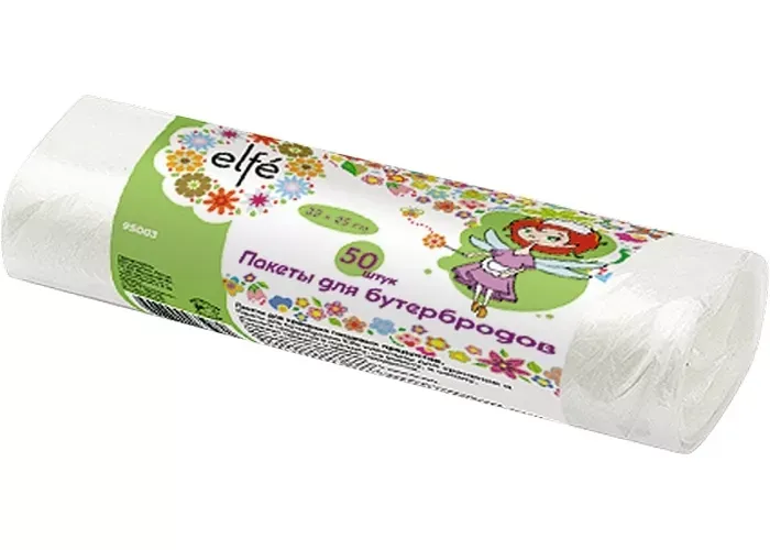 Пакеты для бутербродов 320х250 мм 50 шт рулон Elfe 95003 купить в Губкинске