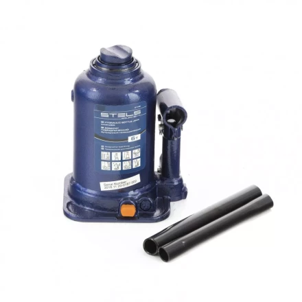 Домкрат гидравлический бутылочный телескопический 6 т подъем 170-430 мм Stels 51146 купить в Губкинске