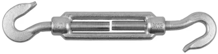 Талреп ЗУБР &quot;ПРОФЕССИОНАЛ&quot; DIN 1480, крюк-крюк, оцинкованный, кованая натяжная муфта, М16, ТФ16, 2 шт 4-304365-16 купить в Губкинске