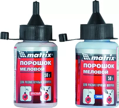 Порошок  меловой синий 115 г для разметочных шнуров  MATRIX 84860 купить в Губкинске