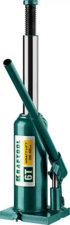 Домкрат гидравлический бутылочный &quot;Kraft-Lift&quot;, сварной, 6т, 220-435мм, KRAFTOOL 43462-6 43462-6_z01 купить в Губкинске