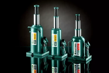 Домкрат гидравлический бутылочный &quot;Kraft-Lift&quot;, сварной, 6т, 220-435мм, KRAFTOOL 43462-6 43462-6_z01 купить в Губкинске