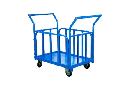 Тележка платформенная TOR ТП-Б (700х1200) с бортами и двумя ручками (колеса 160 мм) 1046339 купить в Губкинске