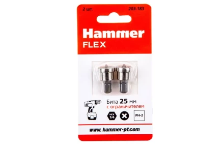 Бита HAMMER PH2 25мм (203-183) купить в Губкинске