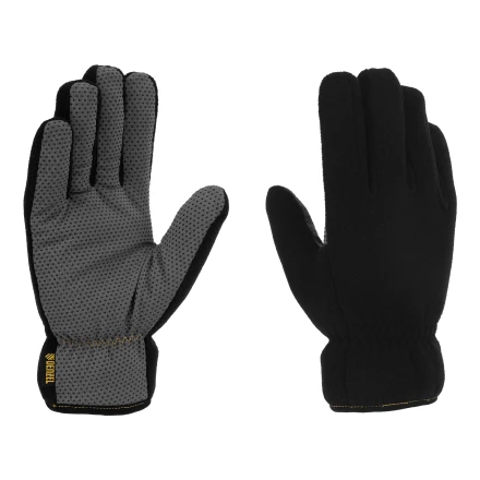 Перчатки универсальные, двойные, ПВХ нанесение, размер 9// Denzel 68096 купить в Губкинске