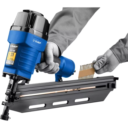 ЗУБР SN21 70 х 3.1 мм, реечные гвозди рифленые оцинкованные, 2400 шт (305396-70) купить в Губкинске