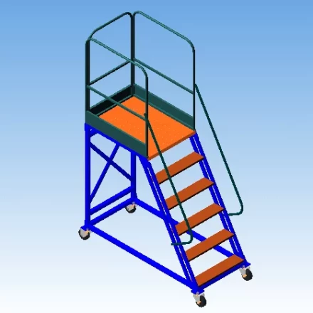 Лестница с площадкой УСЦ ЛСА-1700 купить в Губкинске