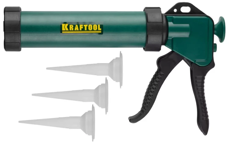 Пистолет для герметика KRAFTOOL "KraftSeal" 06677, закрытый, 320мл 06677_z01 купить в Губкинске