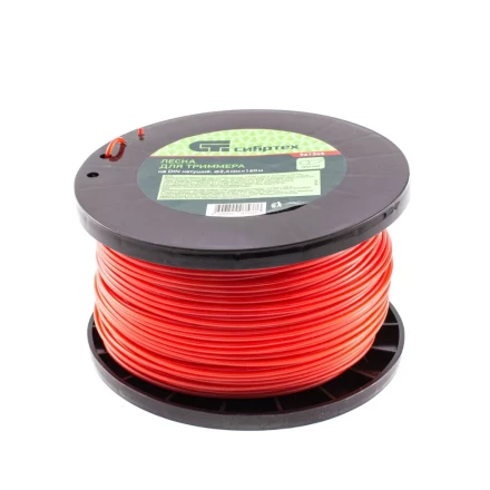 Леска для триммера круглая, на DIN катушке, 2.4 мм х 160 м, Россия Сибртех 961345 купить в Губкинске