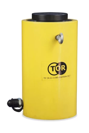 Домкрат гидравлический телескопический TOR HHYG-15510D (ДТ15Г510) 15 т (3 уровня) 1004683 купить в Губкинске