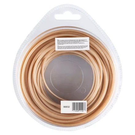 Леска для триммера армированная алюминием круглая, 3,0мм х 15м, блистер ALUFLEX Denzel 96832 купить в Губкинске