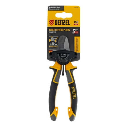 Кабелерез 160 мм Denzel 17729, трехкомпонентные рукоятки купить в Губкинске