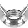 Гайка DIN 315 барашковая, M10, 2 шт, оцинкованная, ЗУБР 303736-10 купить в Губкинске