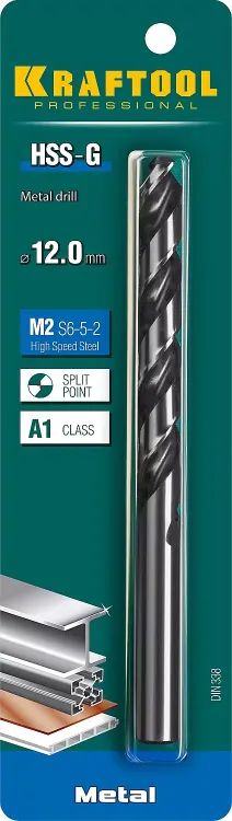 Сверло по металлу HSS-G 29651-12 купить в Губкинске