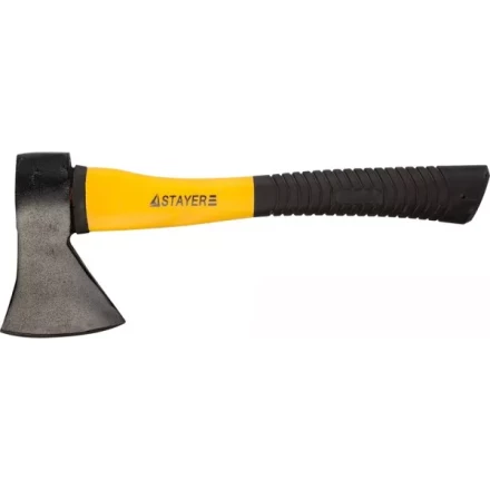 Топор STAYER &quot;STANDARD&quot; кованый, фиберглассовая рукоятка, 0,6кг 20621-06 купить в Губкинске