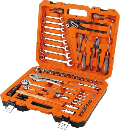 Набор инструментов Кратон TS-10 1/2 и 1/4 72 пр 2 28 09 010 купить в Губкинске