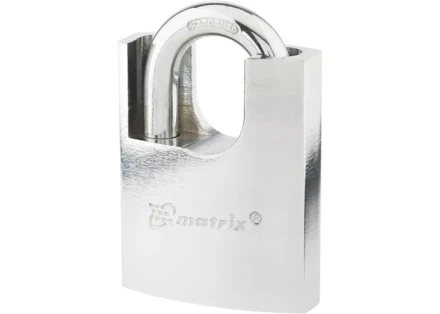 Замок навесной защищенная дужка 50 мм MATRIX 91804 купить в Губкинске