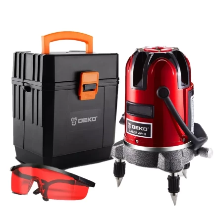 Уровень лазерный LL57 SET3 DEKO, 065-0283, в пластиковом кейсе купить в Губкинске