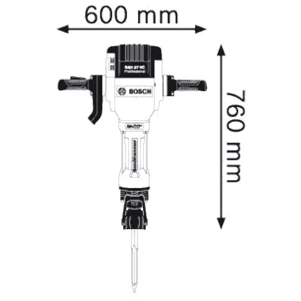 Молоток отбойный Bosch GSH 27 VC купить в Губкинске