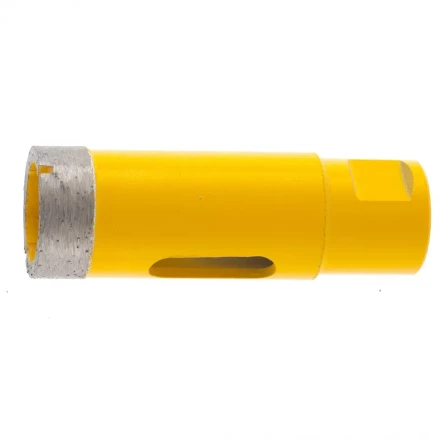 Сверло алмазное по керамограниту 25мм мокрое резание М14 DENZEL 72681 купить в Губкинске