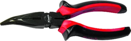 Длинногубцы Black Nickel 180 мм изогнутые двухкомпонентные рукоятки MATRIX 17460 купить в Губкинске