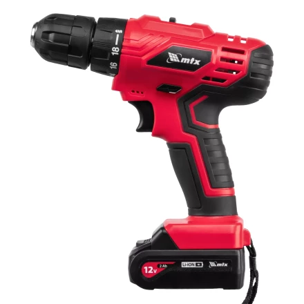 Дрель-шуруповерт аккумуляторная MTX MCDL-12-02, Li-Ion, 12 В, 2 акк. 26182 купить в Губкинске