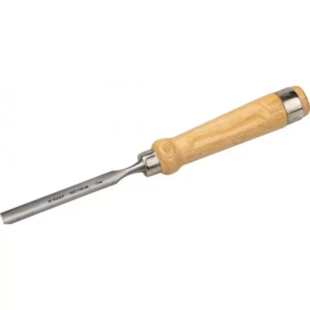 Стамеска-долото ЗУБР &quot;ЭКСПЕРТ&quot; полукруглая с деревянной ручкой, хромованадиевая сталь, 12мм 1822-12_z01 купить в Губкинске