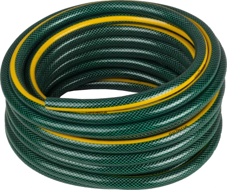 Шланг поливочный, 15 атм., армированный, 3-х слойный, 1/2"х15м, GRINDA Standard 429000-1/2-15 429000-1/2-15 купить в Губкинске