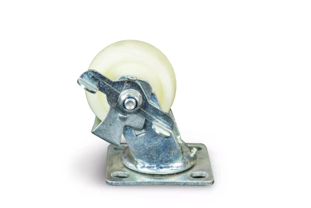 Колесо большегрузное поворотное SCdnb 42 100 мм полипропиленовое с тормозом 1024222 купить в Губкинске