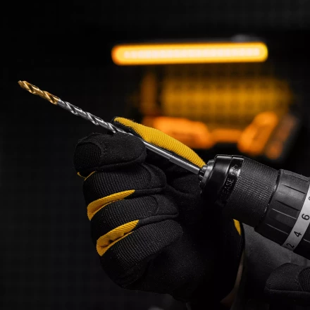 Сверло спиральное по металлу Denzel 5,5 х 139 мм, Р6М5, Golden Tip, удлиненное, 718255 купить в Губкинске