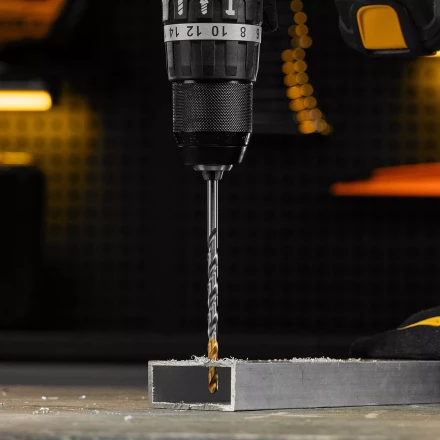 Сверло спиральное по металлу Denzel 5,5 х 139 мм, Р6М5, Golden Tip, удлиненное, 718255 купить в Губкинске