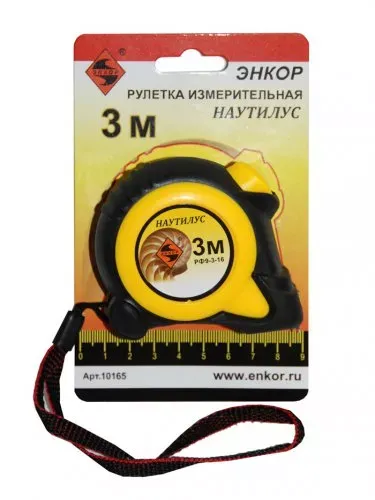 Рулетка 3м Наутилус Энкор 10165 купить в Губкинске