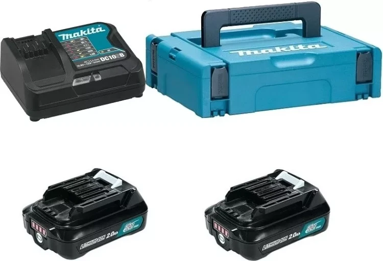 Набор 2 аккумулятора BL1021B + зарядное устройство DC10SB Makita 197658-5 купить в Губкинске