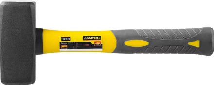 Кувалда STAYER "PROFI" кованая с двухкомпонентной фиберглассовой ручкой, 1,5кг 20052-15 купить в Губкинске